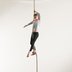 Girl on Rope in foot lock